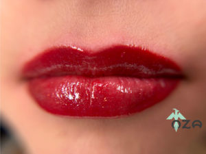 maquillage permanent lèvres par dermo- pigmentation à l'institut Oza à La Ciotat